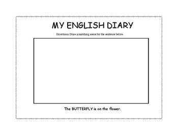 english diary example